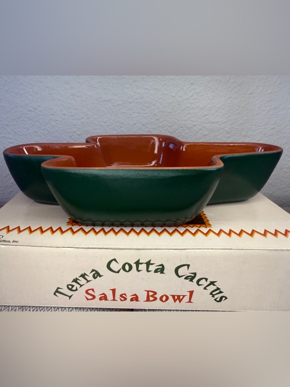 Salsa Bowl - Terra Cotta Cactus - Picture 10 of 16